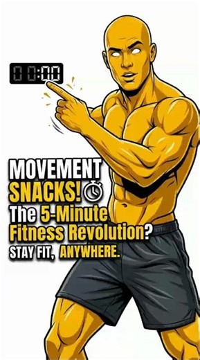 I Tried “Movement Snacks” 30 Days… Shocking Results #fitness #gym #workout #education #health
