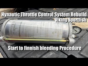 Hynautic Control system rebuild and bleeding| Viking yachts