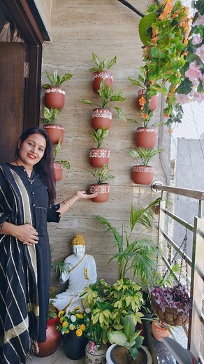10K views · 53 reactions | Beautiful ECO Friendly Terracotta Pots . . Beautiful Terracotta Planters from @thehandicraftian . . #balconydecor #balconymakeover #gardenwork #gardeningtips #gardenofkavita #gardeningtips #balconydecorideas #gardendecorideas #terracottapots #stencils | GardenOfKavita | Facebook