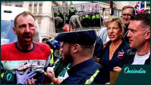 London Protests Turn Violent: 110,000 on the Streets