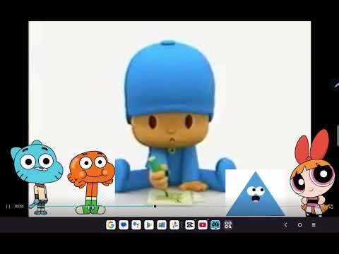 Cursed Nick jr pocoyo alone but angolo blossom Gumball and drawin want to see that