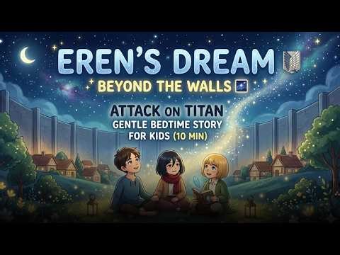 Eren’s Dream Beyond the Walls 🌌 | Attack on Titan Gentle Bedtime Story for Kids