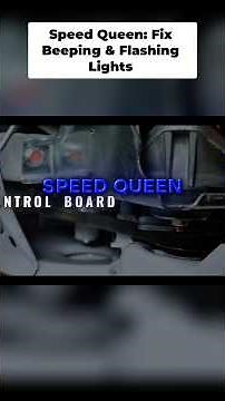 Speed Queen TC5 Control Board Guide #shorts