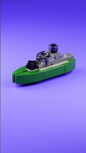 LEGO Mini Battleship 🚢 Mini Bricks Warship Build