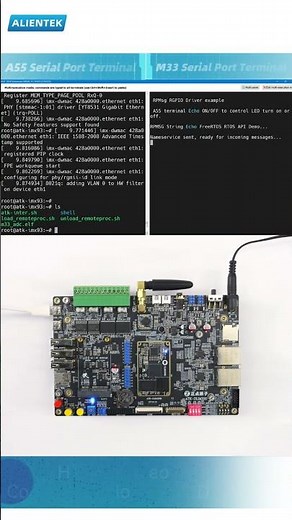 Embedded Linux Development Board Showdown: Dual-Core A55 vs M33 on ATK-DLIMX93 #alientek #linux