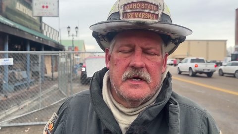 New Plymouth fire destroys businesses