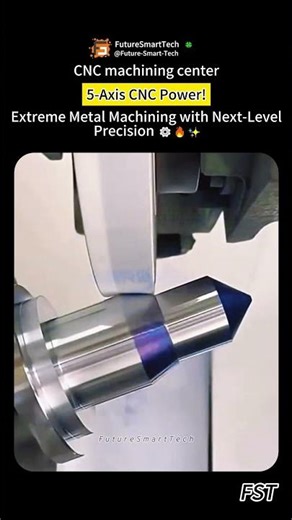 5-Axis CNC Power! Extreme Metal Machining with Next-Level Precision ⚙️🔥✨