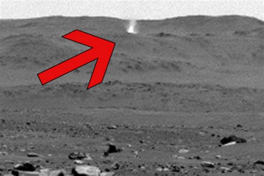 Alien-like ‘devil’ spotted creeping across Mars