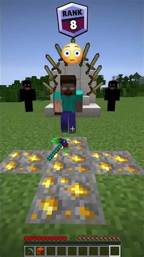 Speed Running Traps vs Different Ranks Emoji Reaction #shorts #meme #minecraft