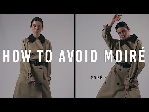 How to avoid Moiré and Aliasing in photo and video