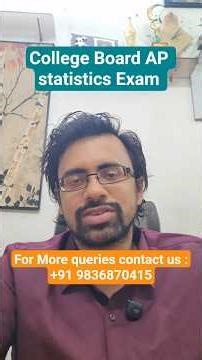 College Board AP Statistics Exam Guide | Score High #APStatistics #CollegeBoard #ExamPrep #StudyTips
