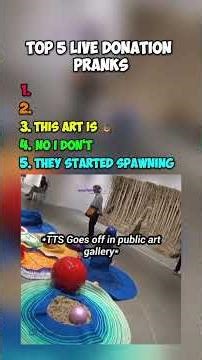 Top 5 live donation pranks #funny #clips #streamer #memes #twitch