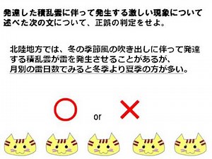 発達した積乱雲に伴って発生する激しい現象について (気象予報士講座 ３分トレーニング専門3910）