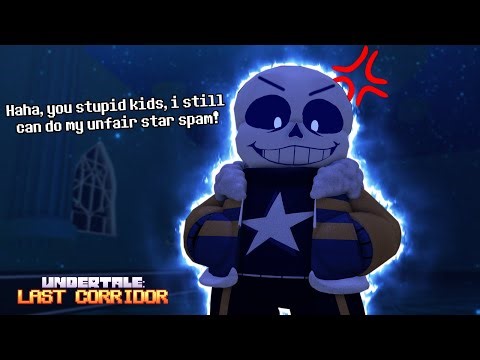 THIS CHARACTER WAS IN THE FILES, SO THEY NERFED HIM! Undertale Last Corridor Outertale Sans Gameplay