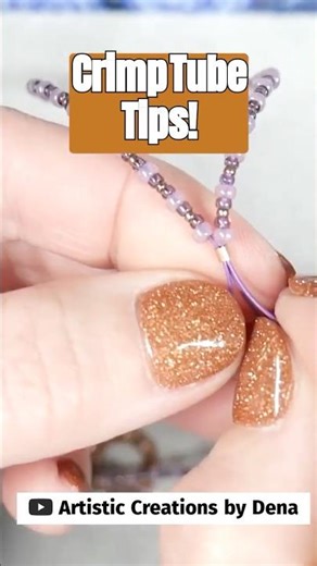 Mastering Crimp Tubes: Tips for Perfect Jewelry Making #shorts