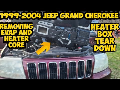 How to Replace a Heater Core And Evaporator on a 1999 2000 2001 2002 2003 2004 Jeep Grand Cherokee