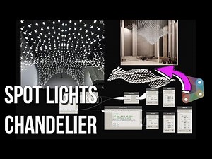 DYNAMO TUTORIAL - SPOT LIGHT CHANDELIER FOLLOW SURFACE