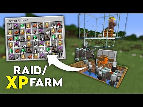 Minecraft: Raid Farm Very Easy to Build! Insane Loot! 1.19 Tutorial