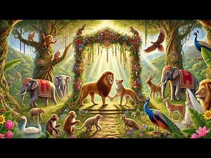 Lion wedding story | Moral story for kids || kids story || kids story pop
