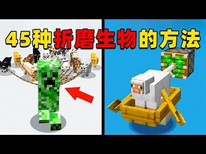 我的世界：MC种45种折磨生物的方法，快来看看你知道几个？