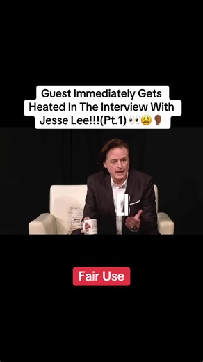 Fair Use!!!…… Guest Immediately Gets Heated In The Interview With Jesse Lee!!!(Pt.1) 👀😩👂🏾 #fyp #iykyk #foryou #tiktok