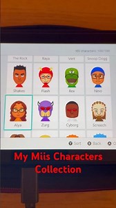 My Mii Characters Collection from Nintendo Switch