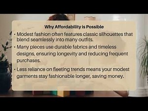 How To Find Affordable Modest Fashion Options?