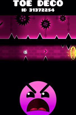 TOE DECO challenge gone wrong #geometrydash #gd