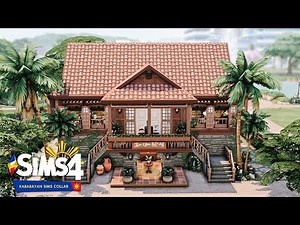 Filipino Restaurant 🇵🇭🍽️ | #KababayanSimsCollab | The Sims 4 Speed Build (No CC)