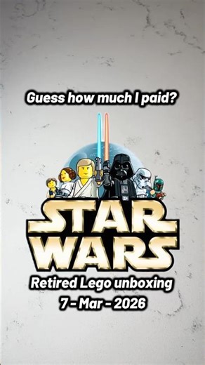 Super rare retired Lego minifigure unboxing! But how much did I pay? #legostarwarsminifigures #lego