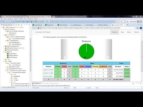 Cucumber Report generation using maven-cucumber-report plugin