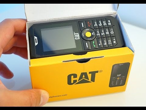 CAT B30 rugged feature phone unboxing