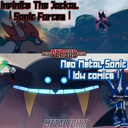 Neo Metal Sonic Vs Infinite #edit #vsbattle #sonic #vs #fyp
