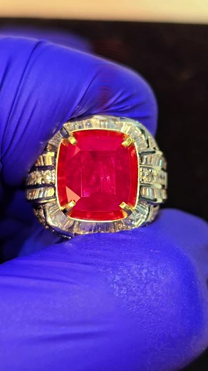 unheat vivid red ruby...❤️❤️❤️ dm for serius only....🙏🤗😇💍💎🥰 #unheated #foryourpage #diamond #fyp #fypシ゚viral #jewelry #viral #jewellerydesign #tiktok #sapphire #ryourpage #ruby #vividred