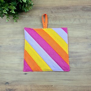 Easy Patchwork Pot Holder Tutorial for Beginners | DIY Vakti
