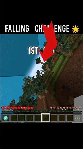 minecraft and I have to reach ground 🎉😯
