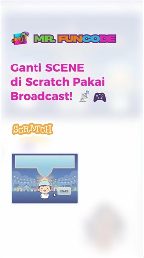 The Secret to Changing Scenes in Scratch Using Broadcast! 📡🎮