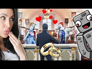 ALPHASTEIN marries JUICY GNU in FORTNITE in front of 20 spectators (Roleplay)