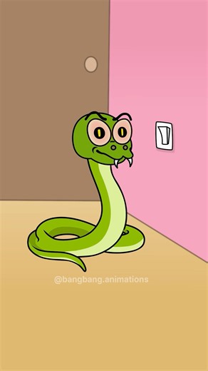 Evil Snake! 😈😂 #funnyanimation #comedyshorts #funny memes