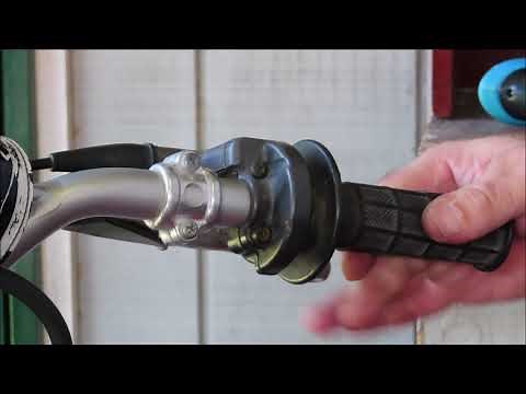 Honda CRF Sticky Motorcycle Throttle Fixed