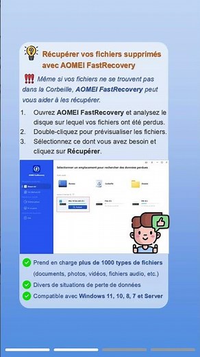 Récupérer des fichiers supprimés de la Corbeille sous Windows 10/11