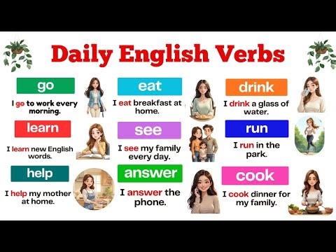 Action Verbs in English for Beginners | Learn with Pictures & Examples