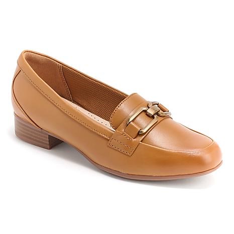Clarks Collection Juliet Echo Leather Loafer | HSN