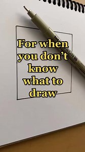 Don’t know what to draw Try this | Drawing Techniques