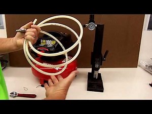 SETTING UP, Stamp Perfect SSP Pneumatic hand stamp machine