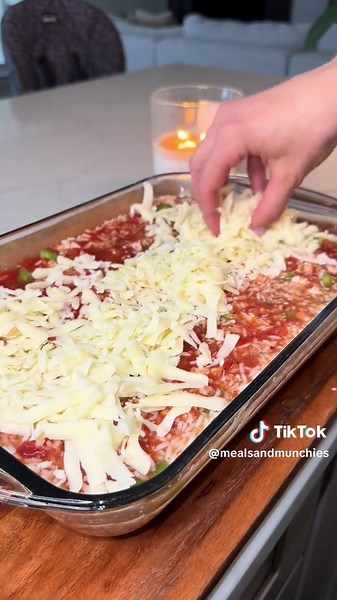 30-Minute Dump & Bake Unstuffed Peppers Recipe