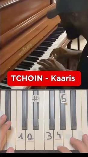 Piano - TCHOIN Kaaris en 3 secondes (TUTO) #piano #shorts