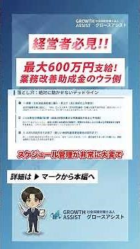 国の賃上げのタイミングで活用できる助成金を解説#助成金 #社労士#業務改善助成金 #経営者 #2026年