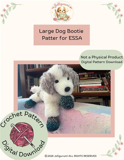 Crochet Large Dog Sweater Pattern for Stuffed Animal - Etsy
