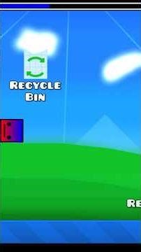 I PLAYED A WINDOWS GEOMETRY DASH LEVEL🔥🔥 #geometrydash #gd #shorts #windows